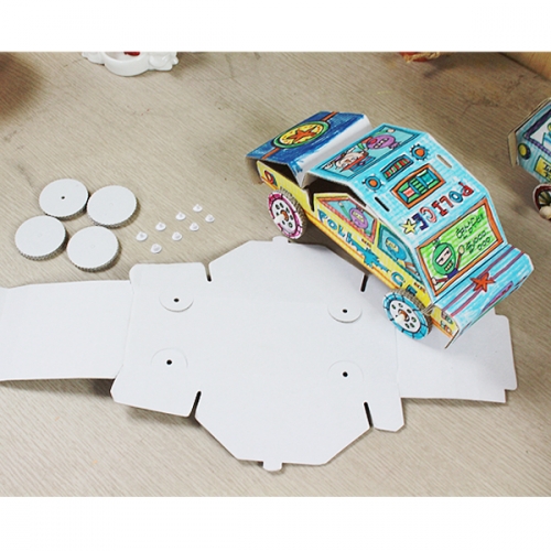 [탑키드] 반제품 종이 자동차 만들기
