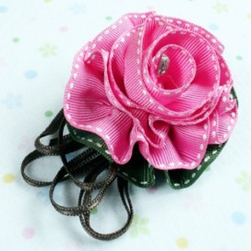 [만들기]큐빅리본 카네이션 브로치(10set)