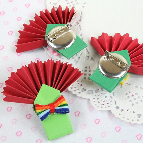 미니카네이션 브로치(10set)