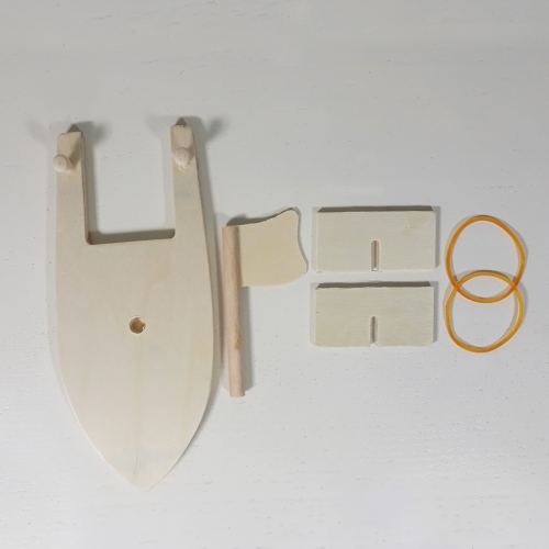 [할인행사] 반제품 고무 동력 나무배