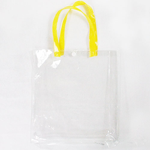 똑딱이단추 투명 비치백(24.5*26)