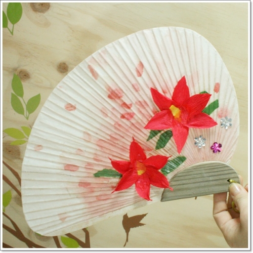 단오반달부채(원목)