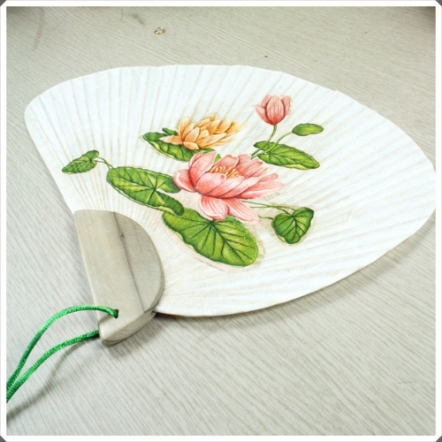 단오반달부채(원목)