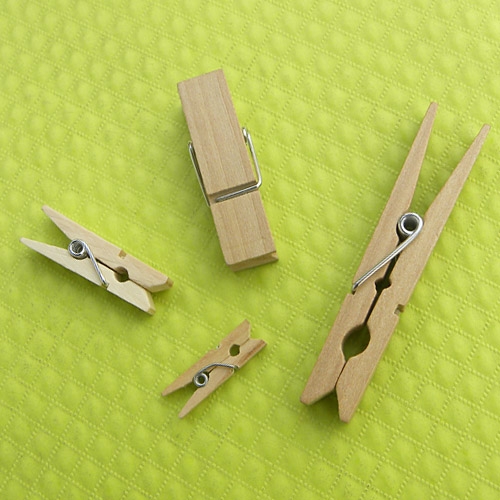 나무집게_4가지 사이즈
