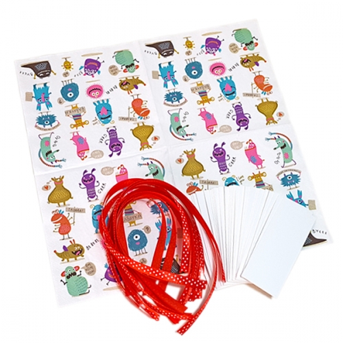 만들기 냅킨아트 책갈피4ea(10set)