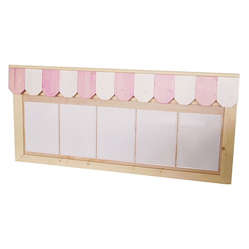 컬러 어닝 아크릴 원목 환경판 (5칸)