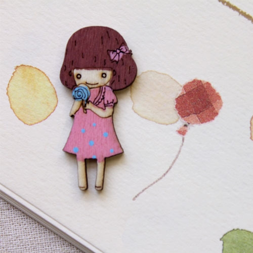 단발머리핑크소녀(소)