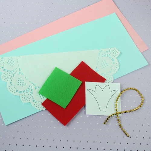 [만들기]도일리 카네이션 카드(10set)