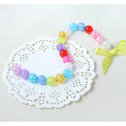 알사탕원형비즈(약 90개)