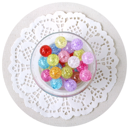알사탕원형비즈(약 90개)