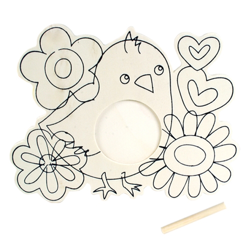 [반제품]삐약이나무액자