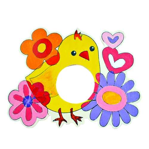 [반제품]삐약이나무액자