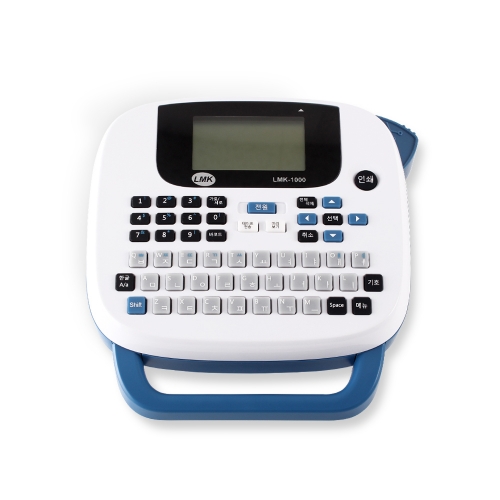 로드메일코리아 휴대용 라벨프린터 LMK-1000+라벨테이프+건전지