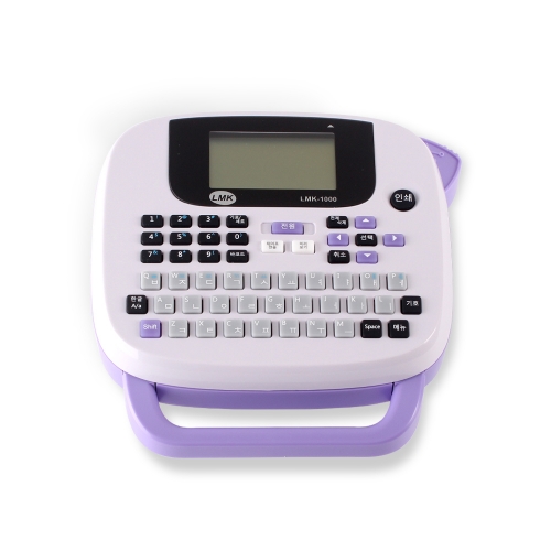 로드메일코리아 휴대용 라벨프린터 LMK-1000+라벨테이프+건전지