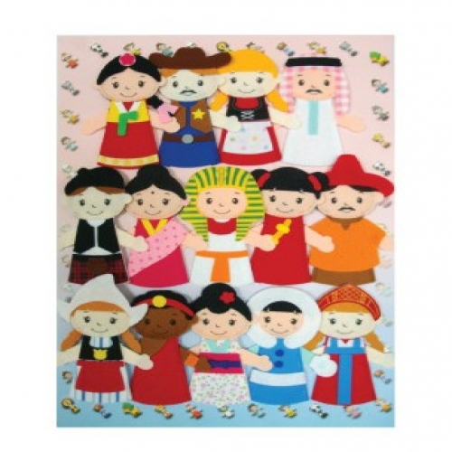 손가락인형-세계어린이 14종