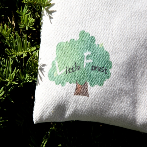 [꼬마숲 전용 상품] 꼬마숲 로고 에코백 (크로스 스타일)