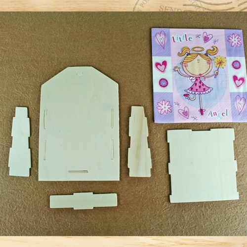 [만들기]냅킨아트 우드 편지함(10세트)