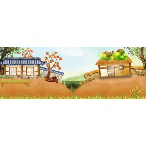 [키즈파람] 전통배경현수막 001