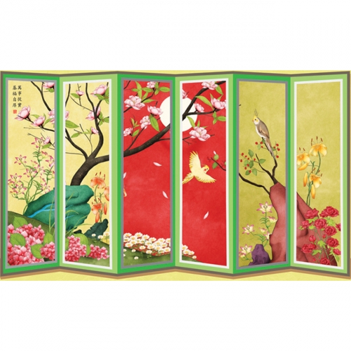 [키즈파람] 전통배경현수막 021