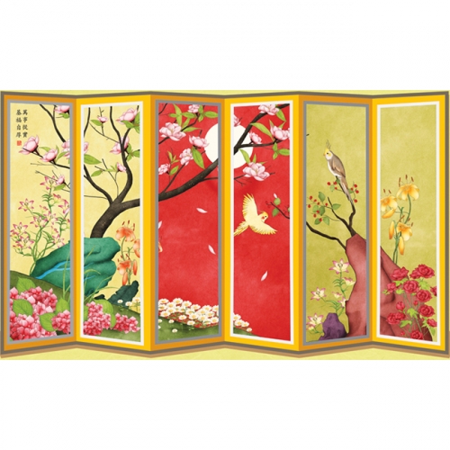 [키즈파람] 전통배경현수막 021