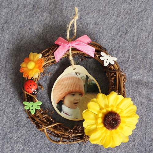 해바라기 넝쿨 리스