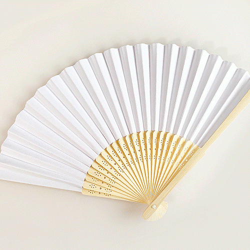 [대원피앤피] 접는 부채(합죽선) 만들기 컬러링 재료 우리나라 전통(1인용)