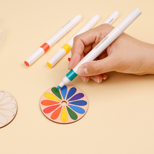 [대원피앤피] 전통 무늬 나무 팽이(민속놀이/KC인증)