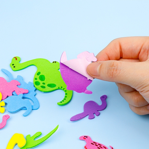 [대원피앤피] EVA 스티커 공룡 모양 꾸미기 만들기 재료(소포장/덕용)
