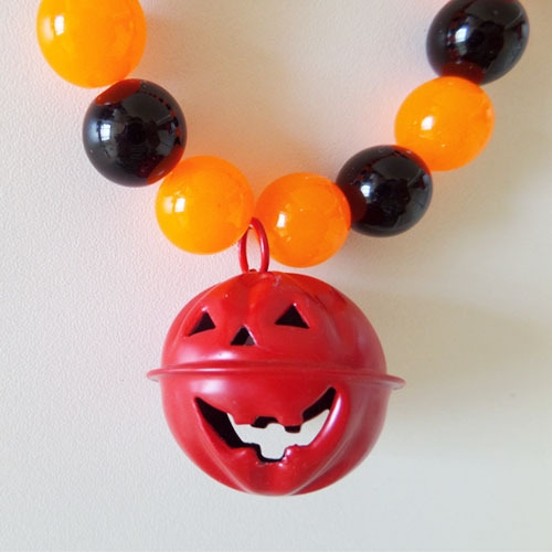 할로윈 호박방울 목걸이