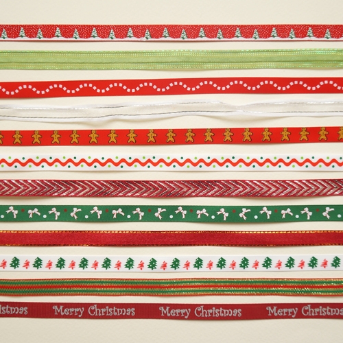 크리스마스리본12set