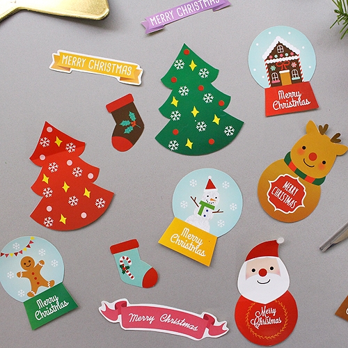 크리스마스 오브제 스티커