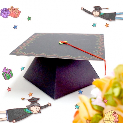 졸업 학사모 만들기(5명용)