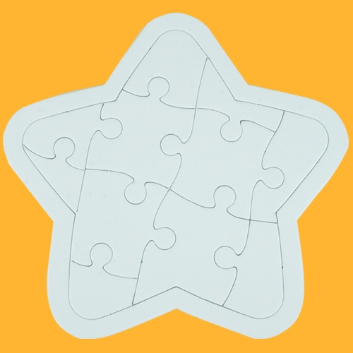 반제품 종이퍼즐 별(17.5 × 15.5cm)