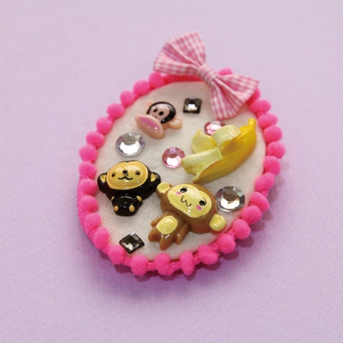 원숭이 브로치 만들기_5set