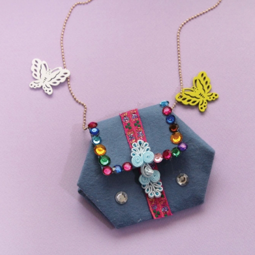 펠트 복주머니 만들기_5set