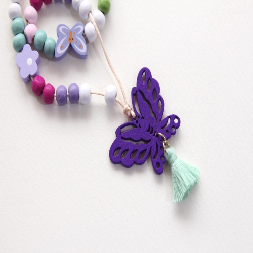 전통나비목걸이 만들기_5set