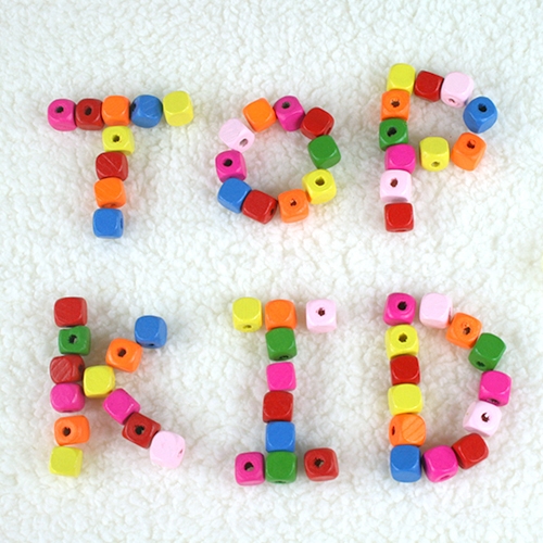 나무 사각콩알비즈(소/중/대)60g