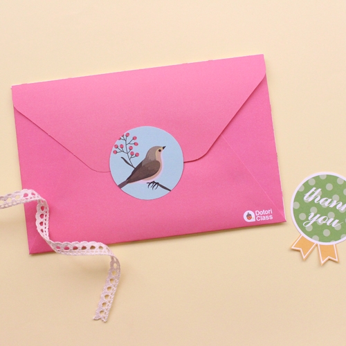 작은꽃카드봉투10p