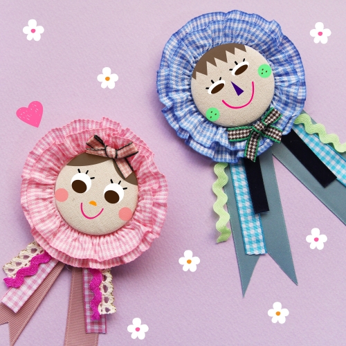 땡큐광목브로치_10set