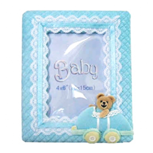 액자(아기액자,어린이집액자,헝겊액자,곰과달,곰차핑크,블루)