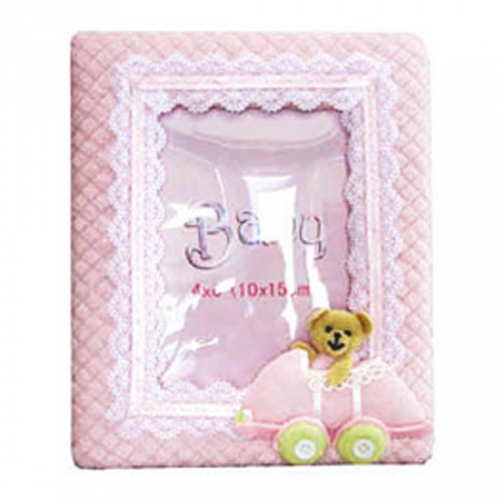 액자(아기액자,어린이집액자,헝겊액자,곰과달,곰차핑크,블루)