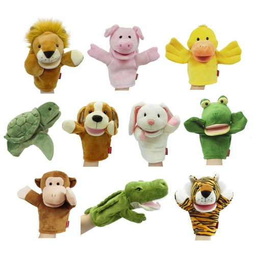 [12625] 말하는 손인형 가축 야생 동물 10종