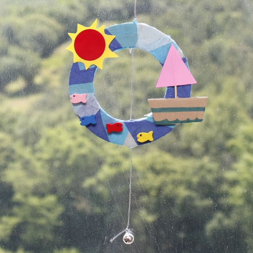 여름바다 종이리스