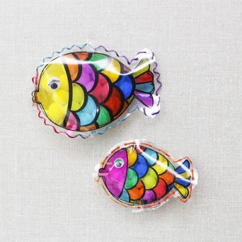 투명 무지개 물고기