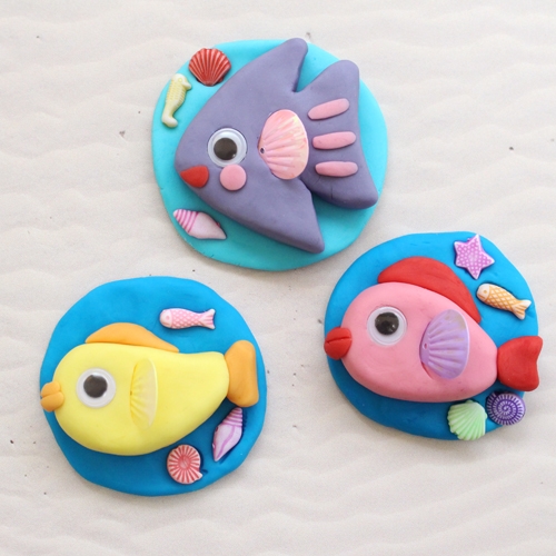 물고기 클레이 비누 5set