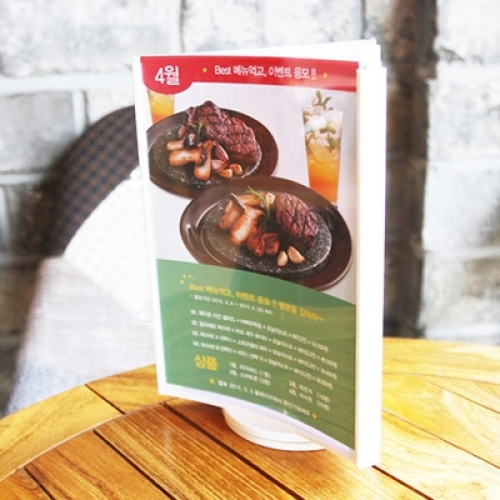 회전형꽂이(3면/화이트)A6