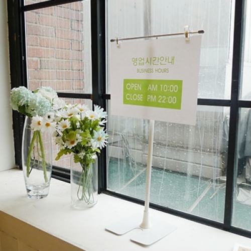 T자걸이(대)흰색