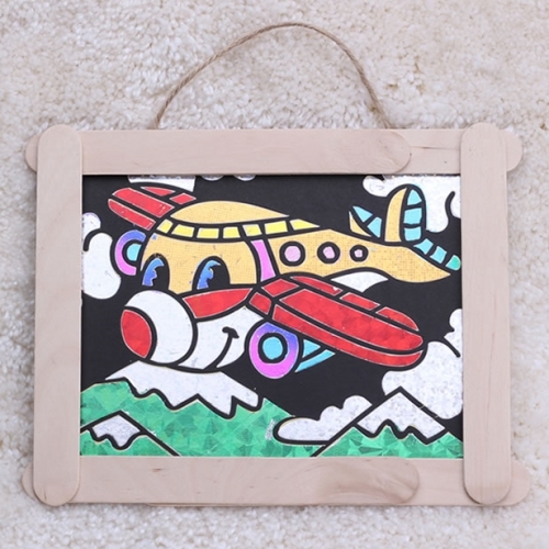 물고기와 비행기 포일아트 액자 만들기