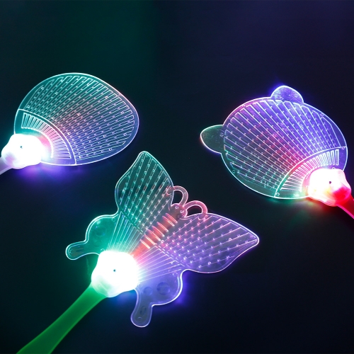 [대원피앤피] LED 투명 부채(5종 택1/행사용품/응원도구)