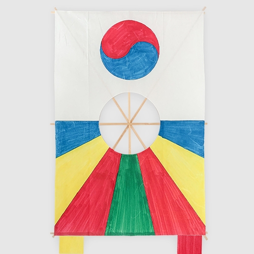 [대원피앤피] 전통 방패연 만들기(30x45cm/민속놀이/태극문양)